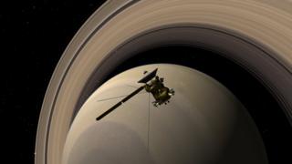 NASA Cassini halkalar