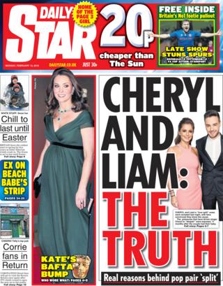 Daily Star front page