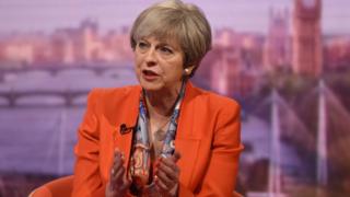 Theresa May on BBC's Andrew Marr show