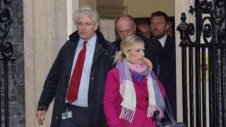 Kruger and Cates leave Downing Street