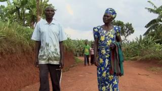 Anne-Marie e Celestin, em Ruanda