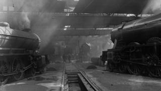 York engine shed (now the National Railway Museum’s Great Hall)