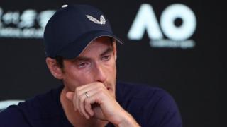 Andy Murray lors d'une conférence de presse, vendredi 11 janvier 2019, à Melbourne