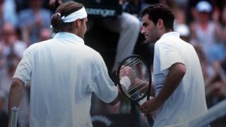 Federer and Sampras