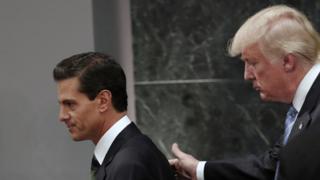 Enrique Peña Nieto y Donald Trump