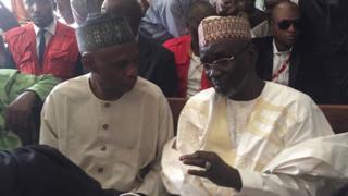 Malam Ibrahim Shekarau da Mansur Ahmed