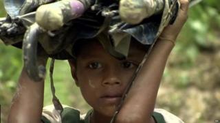 රෝහින්ග්යා දරුවෙක්