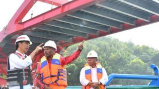 Jembatan Holtekamp di Jayapura, Papua.