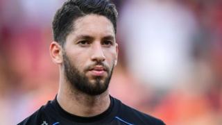 Tunisia's goalkeeper Mouez Hassen looks on prior to the football match between Tunisia and Turkey at the Stade de Geneve stadium in Geneva on June 1, 2018.