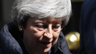 Theresa May (file picture dated 1 May 2019)