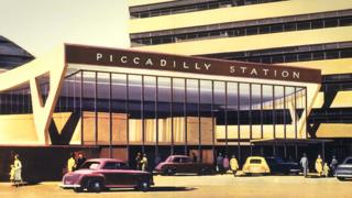 Design for Manchester's Piccadilly Station, early 1960s