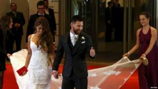 Messi first met his future bride when he was just five years old