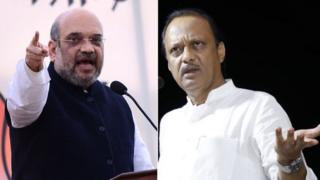 अमित शहा, अजित पवार
