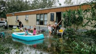 Hurricane Sally damage in Florida
