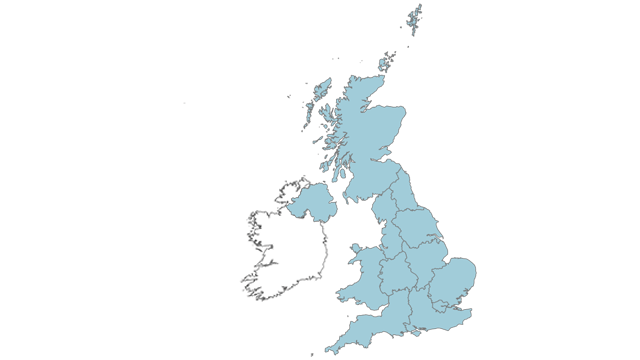 Карта Великобритании