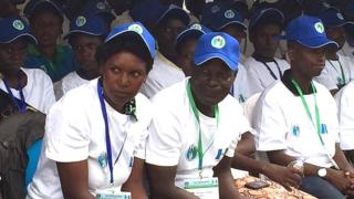 Abayoboke b'ishyaka rya PSD bari bitabiriye inama nkuru y'inshyaka i Kigali.