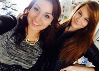 Cheyenne Antoine y Brittney Gargol.