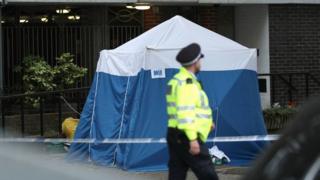 Police in Belmont Street, Chalk Farm