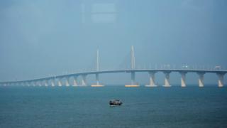 Stretch of the Hong Kong Macau bridge
