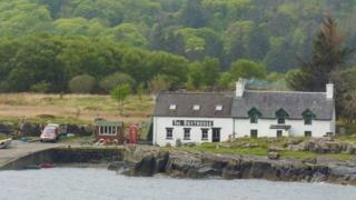 the boathouse on Ulva