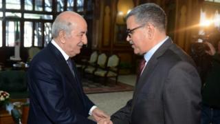 الرئيس الجزائري عبد المجيد تبون يستقبل عبد العزيز جراد.