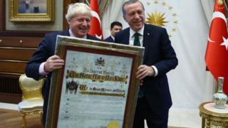 Boris Johnson ve Tayyip Erdoğan