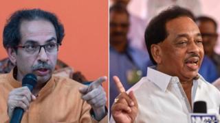 उद्धव ठाकरे आणि नारायण राणे