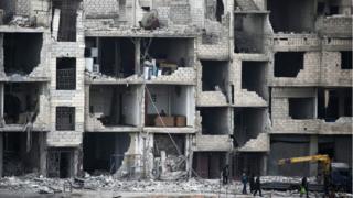La Ghouta orientale fait l'objet d'une offensive meurtrière du régime syrien.