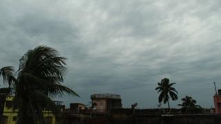 Heavy winds near Kolkata