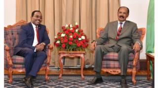 ፕረዚደንት ኢሳይያስ ኣፈወርቂ ምስ ኣምባሳደር ኢትዮጵያ ኣብ ኤርትራ ሬድዋን ሑሴን 04 ታሕሳስ 2019