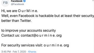 110817338 screenshot2020 02 07at6.44.17pm - Facebook's Twitter and Instagram accounts hacked
