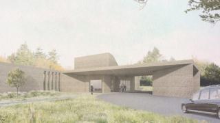 Artist's impression of new crematorium
