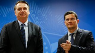 Chance de tirar pasta da Segurança Pública de Moro 'no momento é zero', diz Bolsonaro Chance de tirar pasta da Segurança Pública de Moro 'no momento é zero', diz Bolsonaro