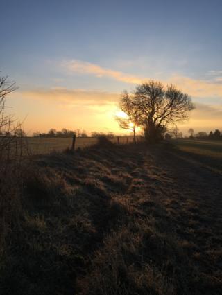 Sunrise in Mollington