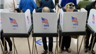Eleitores votam antecipadamente nos Estados Unidos