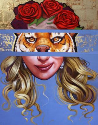 Michael Forbes' painting Huntress