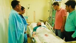 Saldırıya uğrayan doktor Bahattin Ahmet Yalçın
