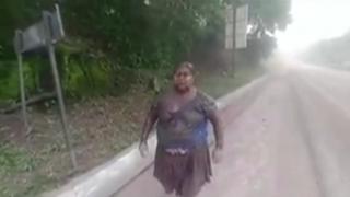 Sobrevivente de erupção
