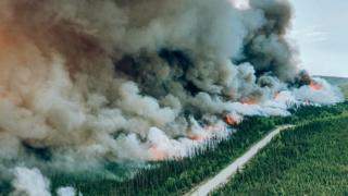 Canada Wildfire Crews Try To Control The Uncontrollable - BBC News