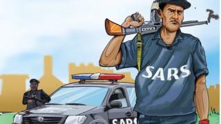 Aworan ọlọpa SARS kan