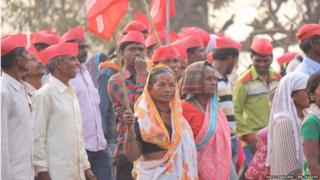 नाशिक ते मुंबई शेतकरी लाँग मार्चमधली क्षणचित्रे