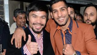 Manny Pacqiuiao na Amir Khan