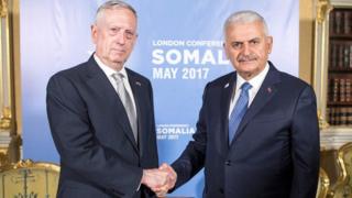 Başbakan Binali Yıldırım ile görüşen ABD Savunma Bakanı James Mattis