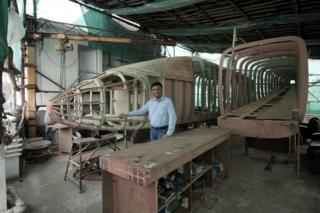 Amol Yadav with his new plane prototype