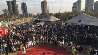په اسلام اباد کې د پښتنو احتجاج