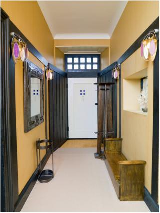 The entrance to Mackintosh's house