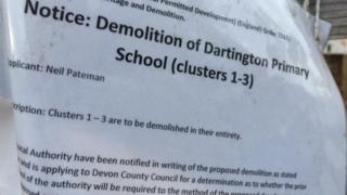 7m demolished dartington leaking pupils