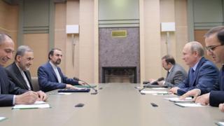 دیدار علی اکبر ولایتی با پوتین