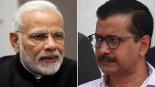 नरेंद्र मोदी आणि अरविंद केजरीवाल