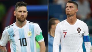 Lionel Messi y Cristiano Ronaldo